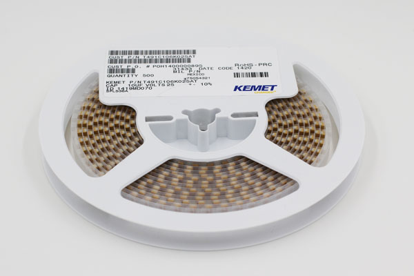 基美鉭電容 6032 25V 10UF  C型 T491C106K025AT